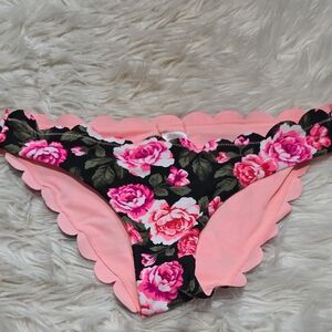 Xhilaration Floral Bikini Bottoms- Large